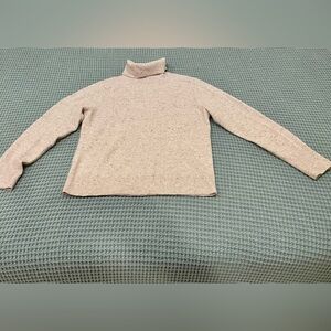 Banana Republic Women's Beige Cashmere Turtleneck Sweater